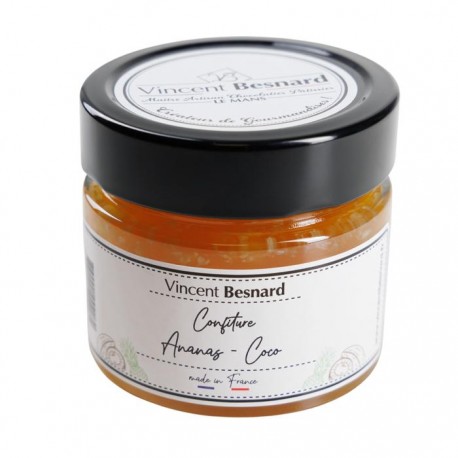 Confiture Ananas - Coco - Vincent Besnard Chocolatier Pâtissier